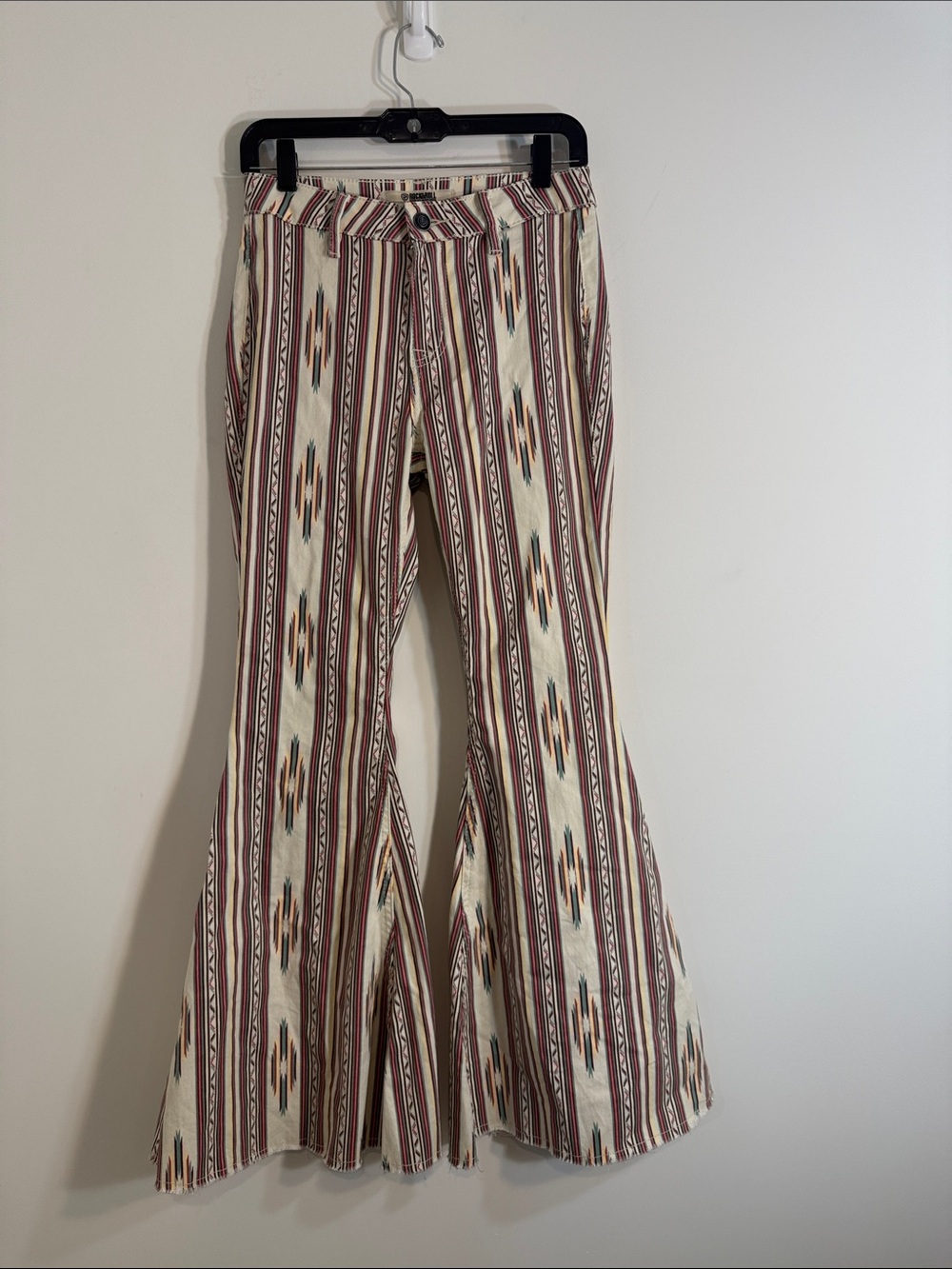 Rock & Roll Denim bell-bottom flare bargain button bell pants 26x30